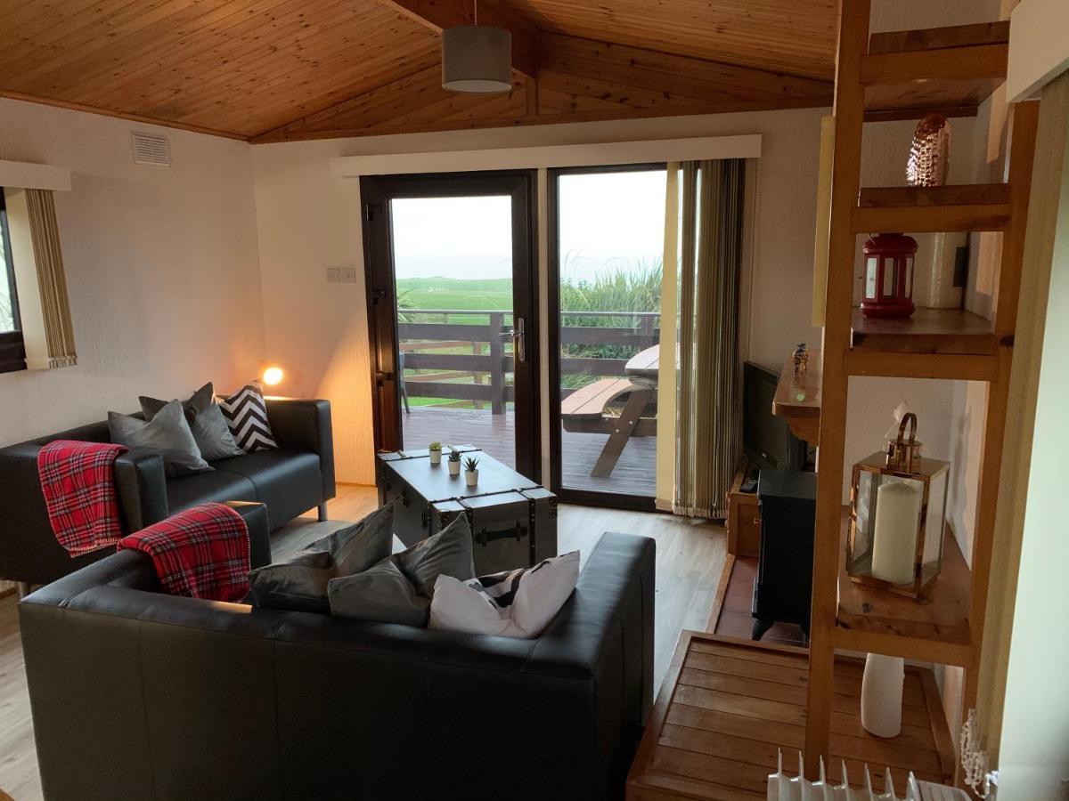 סטרנריר Lodge Cabin With Fabulous Views - Farm Holiday מראה חיצוני תמונה