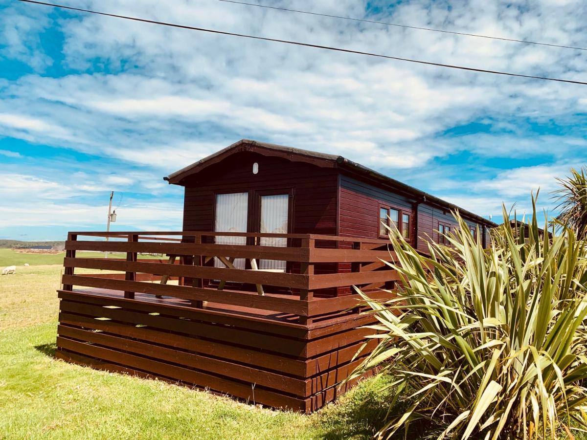 סטרנריר Lodge Cabin With Fabulous Views - Farm Holiday מראה חיצוני תמונה