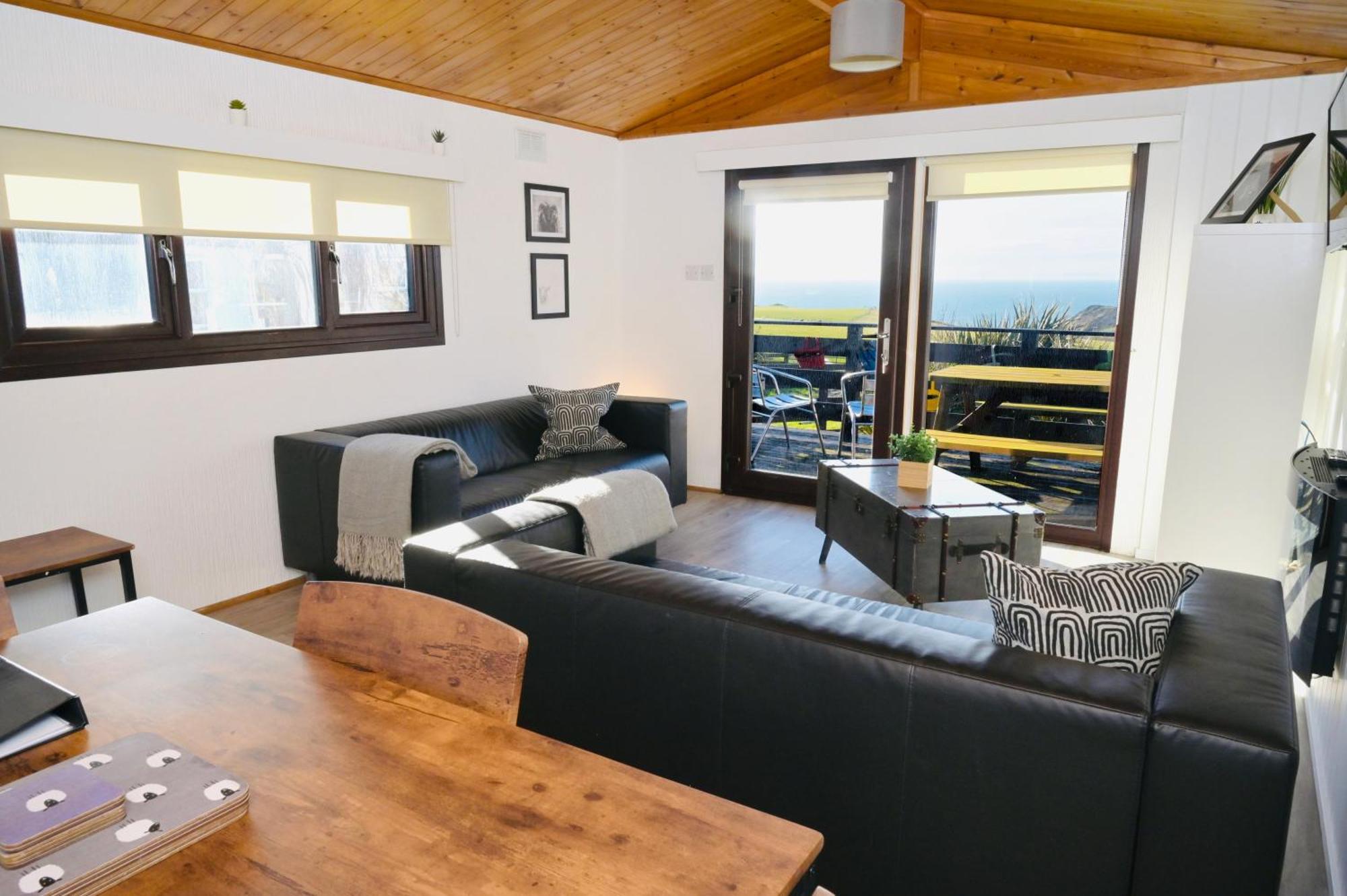 סטרנריר Lodge Cabin With Fabulous Views - Farm Holiday מראה חיצוני תמונה