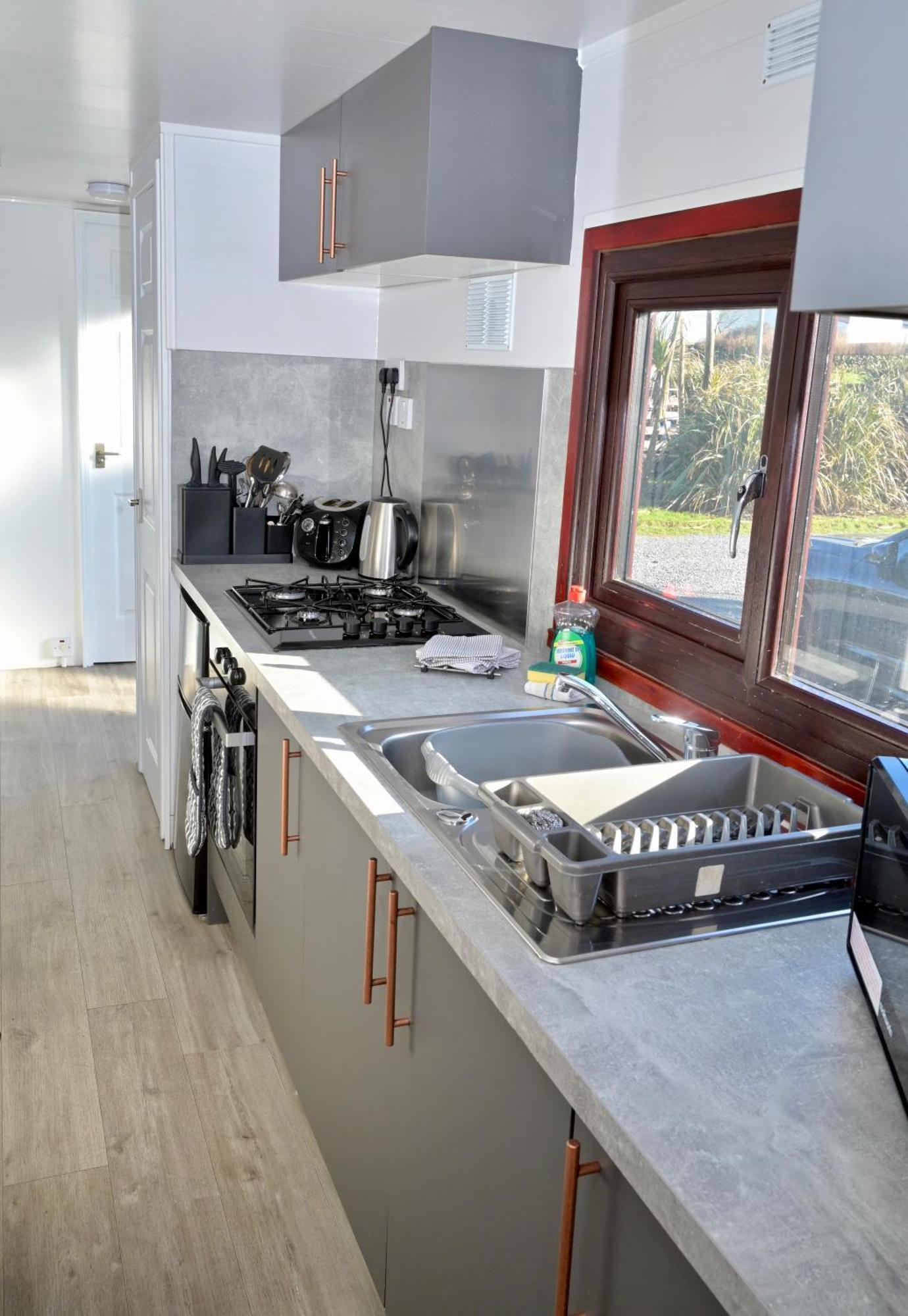 סטרנריר Lodge Cabin With Fabulous Views - Farm Holiday מראה חיצוני תמונה
